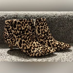 Sam Edelman Kinzey Cow Hair Bootie with Kitten Heel